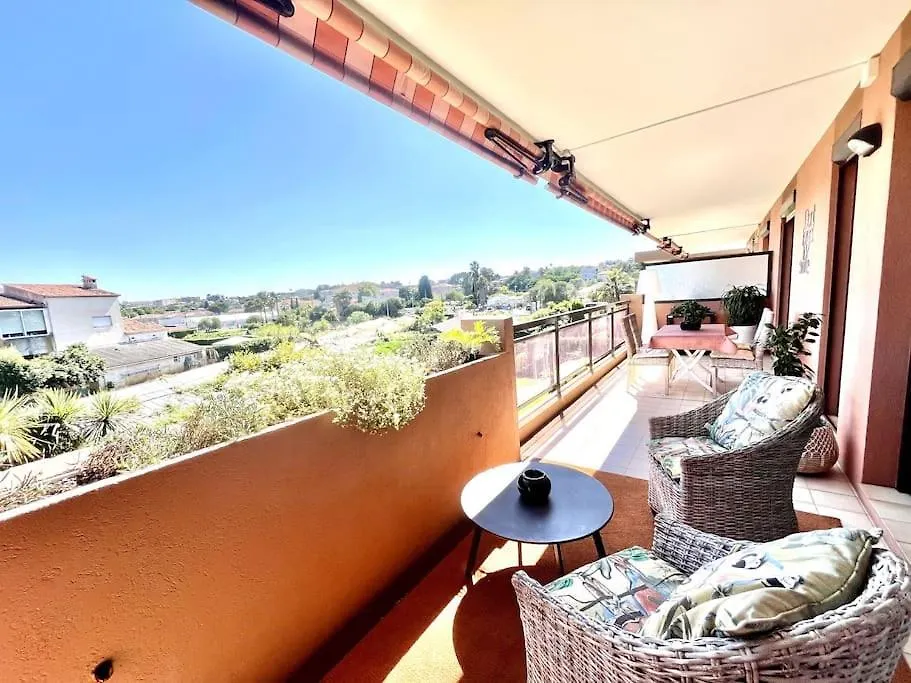 Charmant 2P Avec Piscine Et Parking - Antibes Apartmán