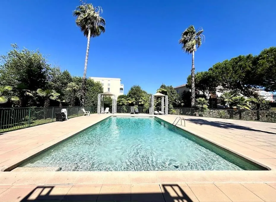 Charmant 2P Avec Piscine Et Parking - Antibes 0*,  Francie